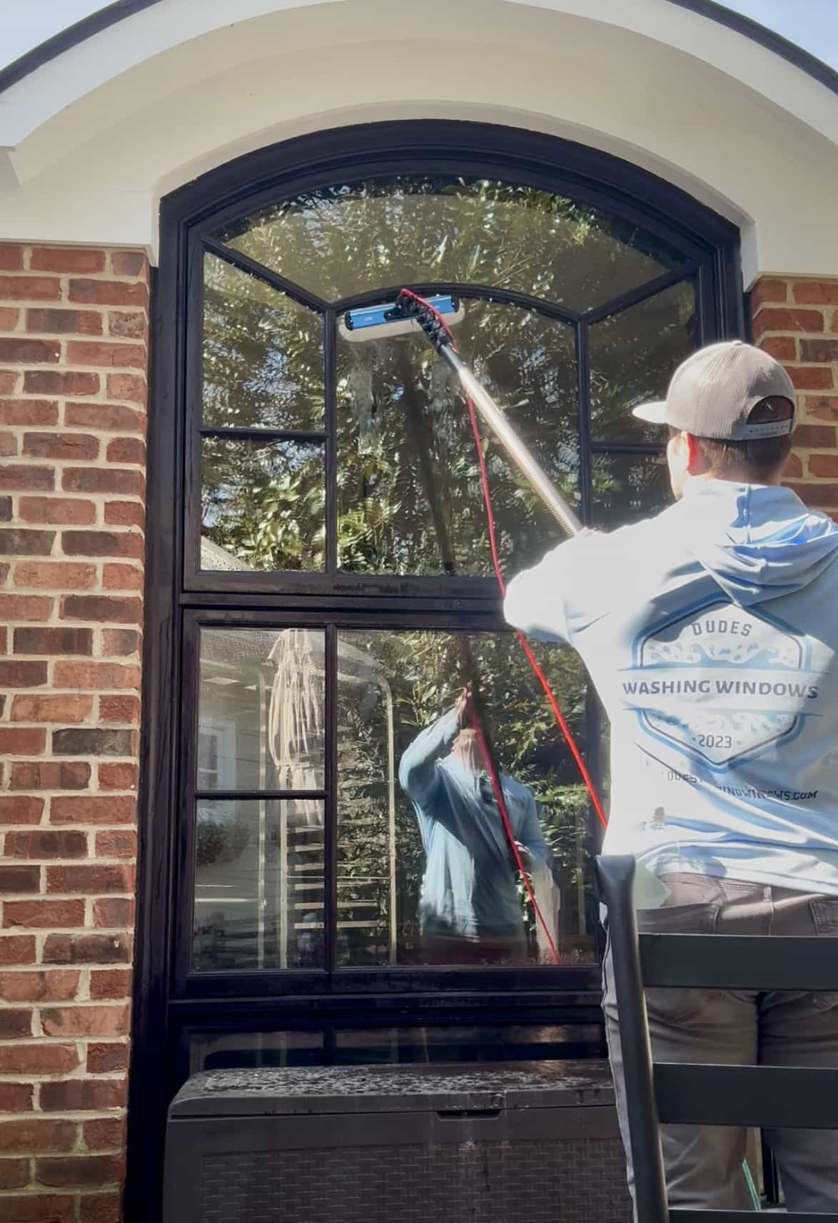 Hero image for Dudes Washing Windows